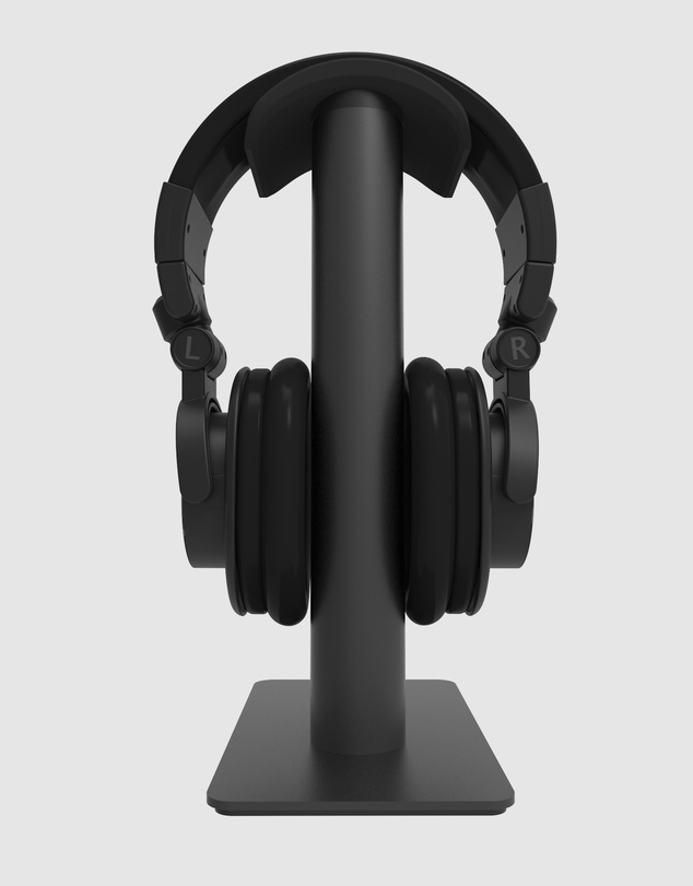 iWorld - Kanto H2 Premium Universal Desktop Headphone Stand, Black