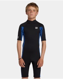 Billabong - Boys 8-14 2/2 Foil Back Zip Springsuit