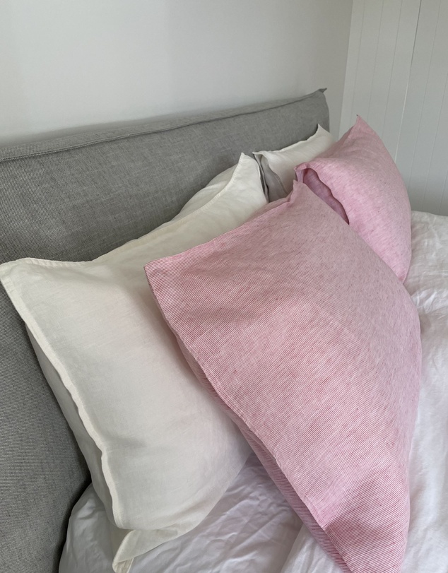 SILK MAGNOLIA - French Linen Pillowcase