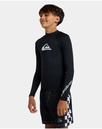 Quiksilver - Boys 8 to 16 All Time Long Sleeve Rash Vest