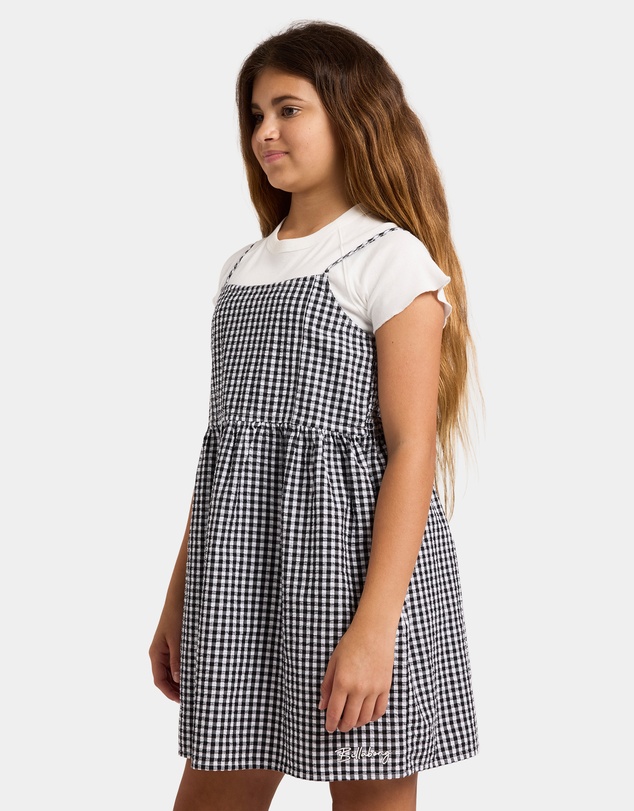 Billabong - Girls 6 to 16 Gingham Crush Mini Dress