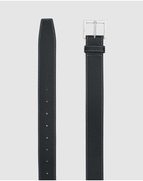 Nakedvice - The Carrie Black Topstitch Belt