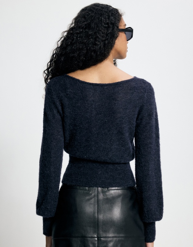 Lover - Vespera Alpaca Blend Sheer Jumper