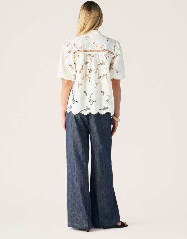 MOS The Label - Whisper Embroidery Blouse
