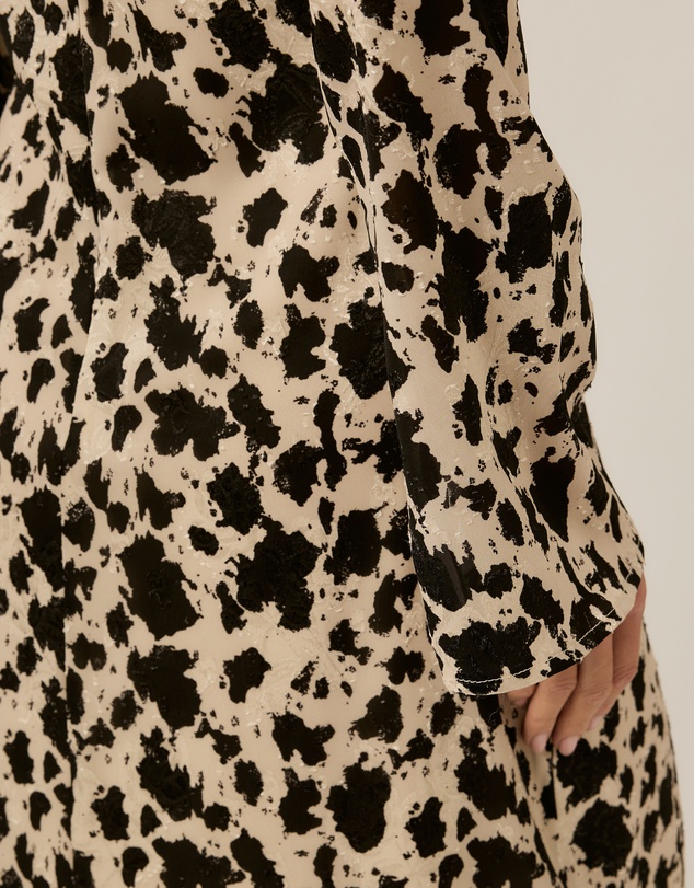 Tussah - Margot Boat Neck Long Sleeve Midi Dress