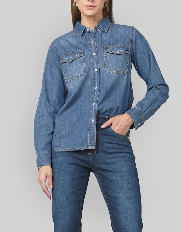 DRICOPER DENIM - Valiant Blue Denim Shirt