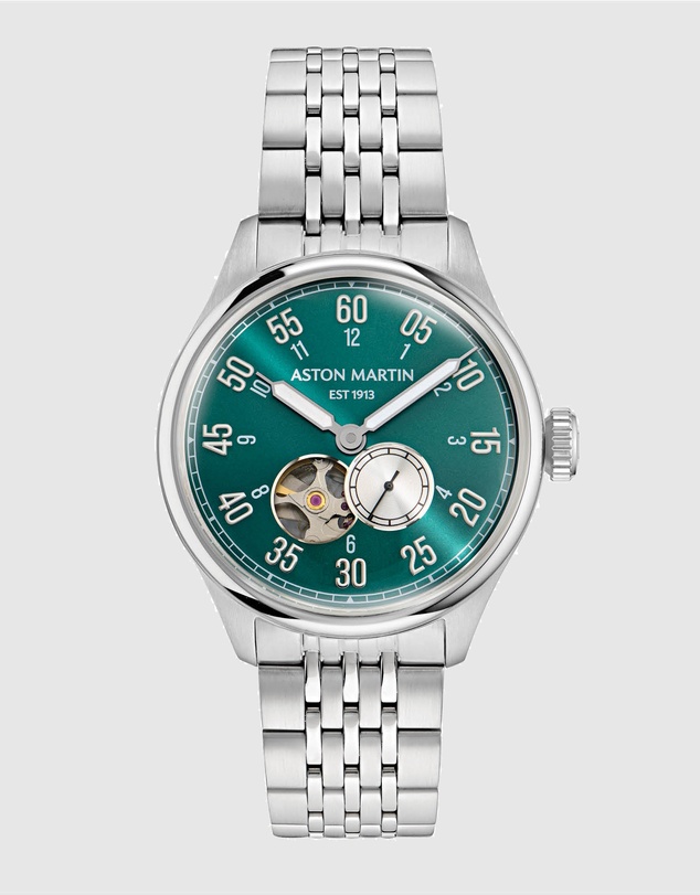 Aston Martin - TS1 Automatic Podium Green Stainless Steel Bracelet Watch