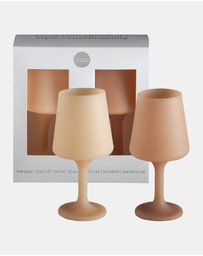 porter green - swepp | silicone unbreakable wine glasses