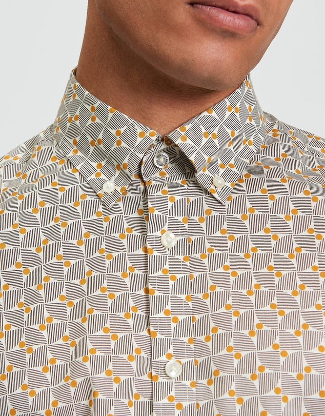 Ben Sherman - Retro Geo Print Shirt