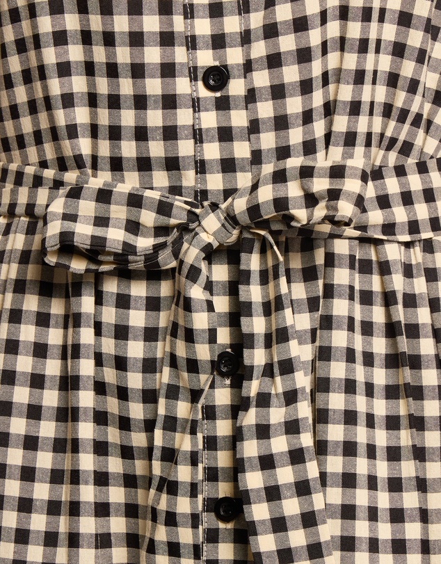Petal & Pup - Dixon Maxi Dress - Black Cream Gingham