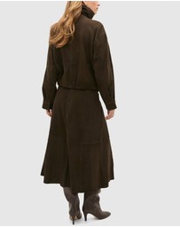 Seed Heritage - Suede Bomber Jacket