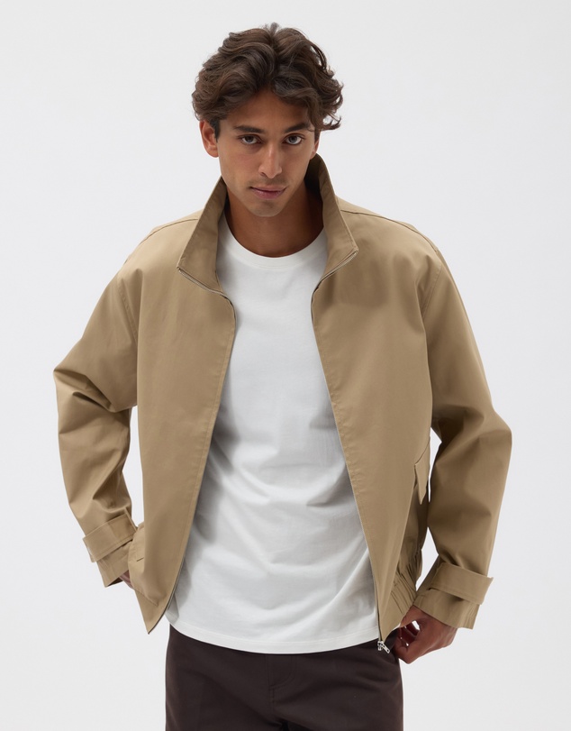 AERE - Maddox Cotton Twill Funnel Jacket