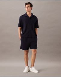 Calvin Klein Jeans - Waffle Knit Camp Shirt