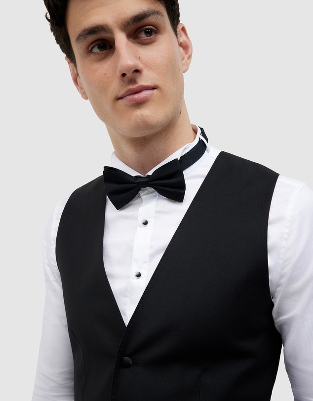 Politix - Charlton Black Tie Chintz Vest