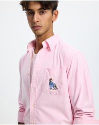 Polo Ralph Lauren - Custom Fit Dog-Embroidered Oxford Shirt
