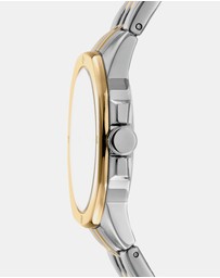 DKNY - Logo Brooklyn Midi Two-Tone Stainless Steel 34mm Watch