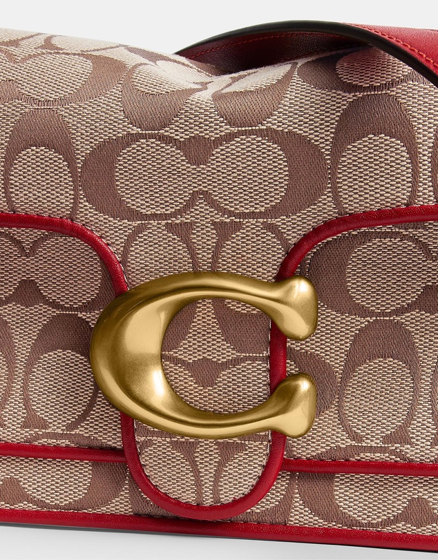 Coach - Soft Tabby Shoulder Bag 26 In Signature Jacquard