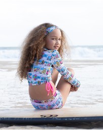 Olga Valentine - Long Sleeve 2-Piece Swim Set