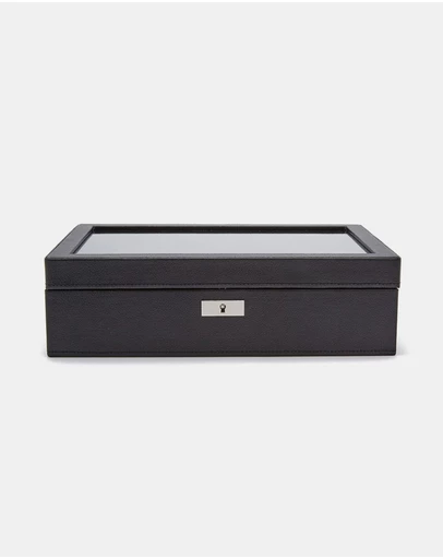 Wolf - Wolf Roadster 10 Pc Watch Box Black