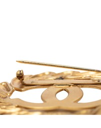 Pre-Loved by Azura Reborn - Pre-Loved CC Gold Plated Round Brooch