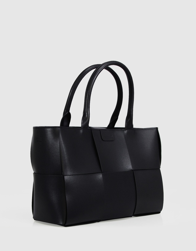 Belle & Bloom - Long Way Home Woven Tote - Black