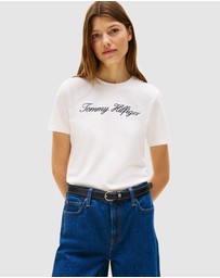 Tommy Hilfiger - Script Regular Crew Neck Short Sleeve Tee
