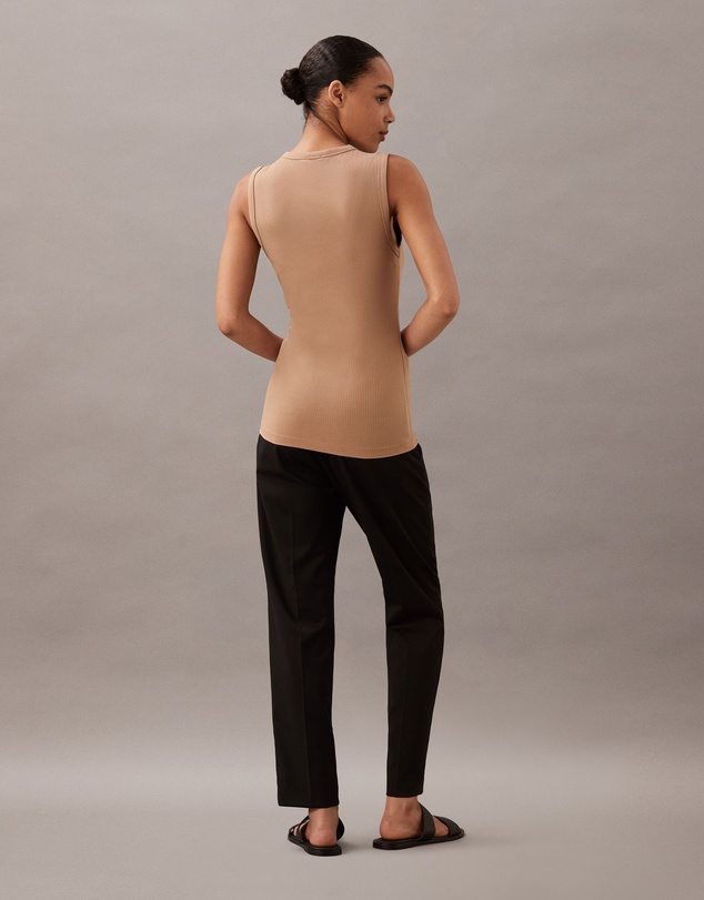 Calvin Klein - Fitted Ribbed Tank Top