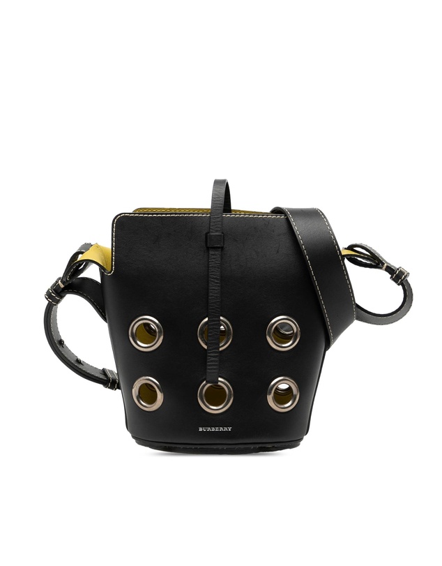 Pre-Loved by Azura Reborn - Pre-Loved Mini Leather Grommet Bucket Bag