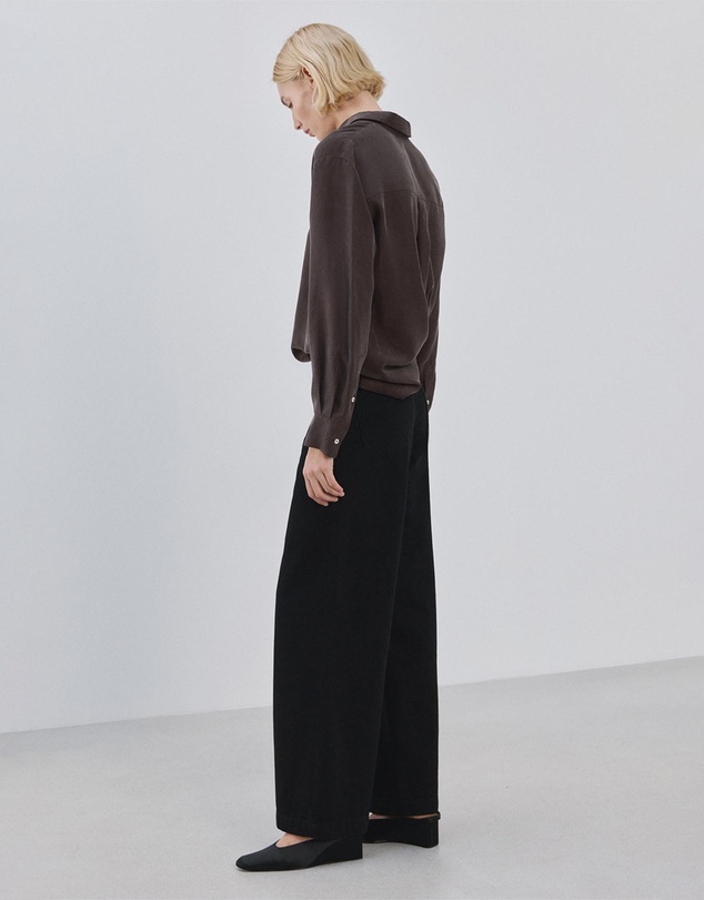 M.N.G - Wide Leg Mid-Rise Jeans