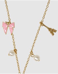 Claris The Chicest Mouse In Paris By Pink Poppy - Claris Charm Necklace