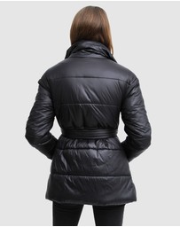 Belle & Bloom - Moonrise Belted Puffer Jacket
