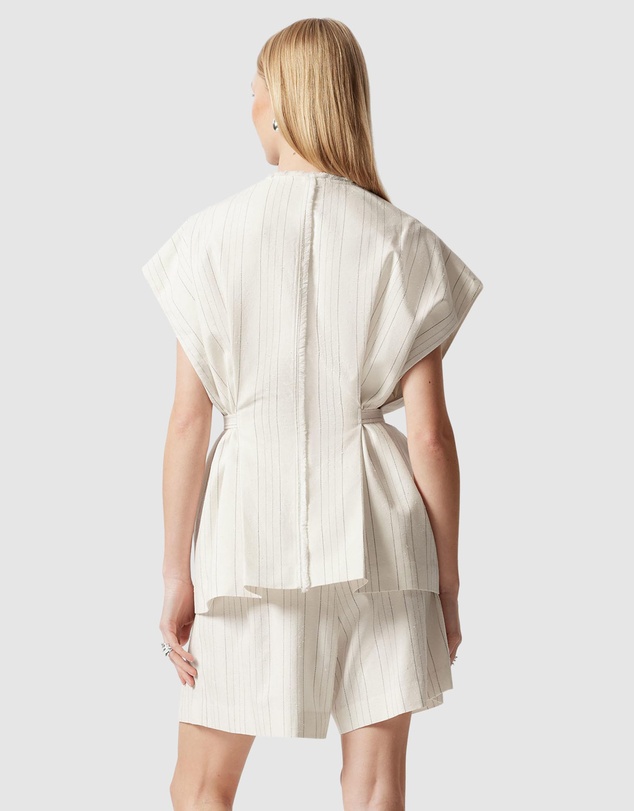 & Other Stories - Raw-Edge Wrap Waistcoat