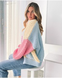 Esther & Co - Colline Cardigan - Yellow Multi