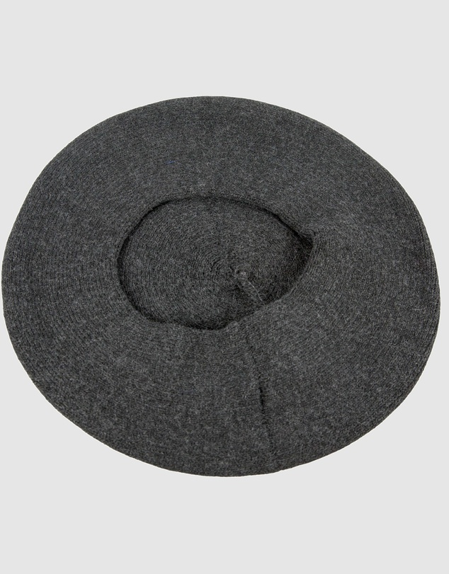 Max Alexander - European Made Charcoal Soft Wool Beret