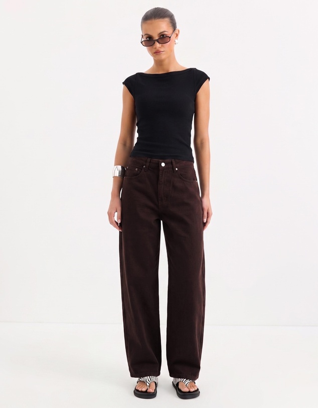 Calli - Cassidy High Rise Barrel Leg Jeans
