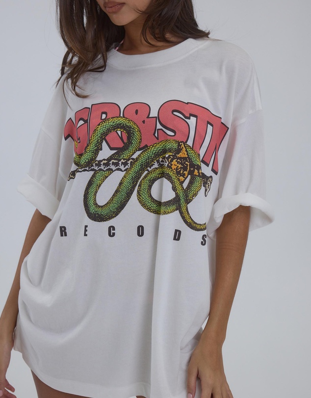 JGR & STN - Records Oversized Tee