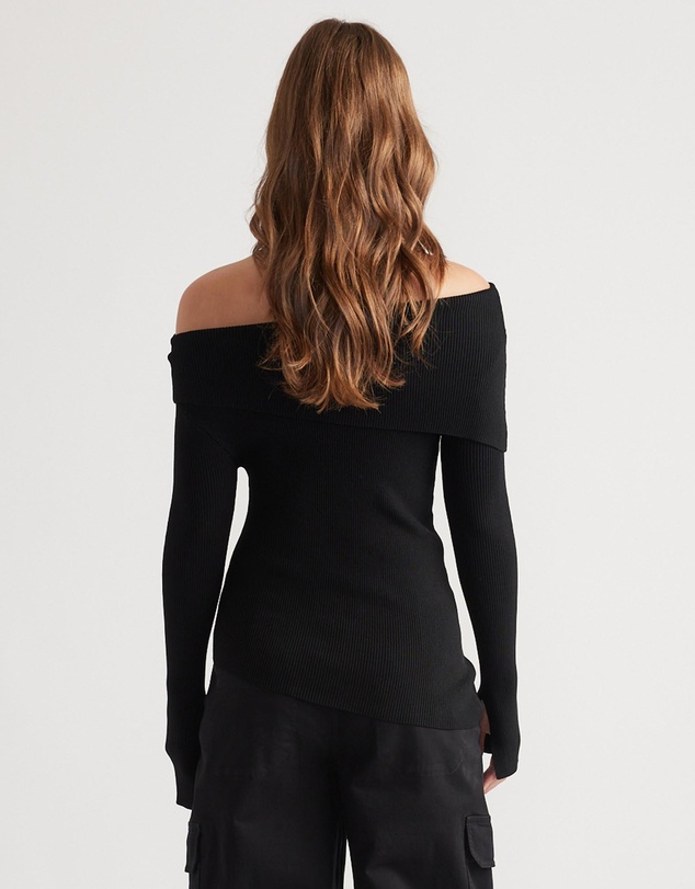 Decjuba - Mariah Off Shoulder Knit Top
