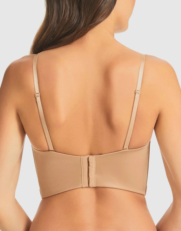 Fine Lines - Refined 4 Way Strapless Convertible Plunge Bustier