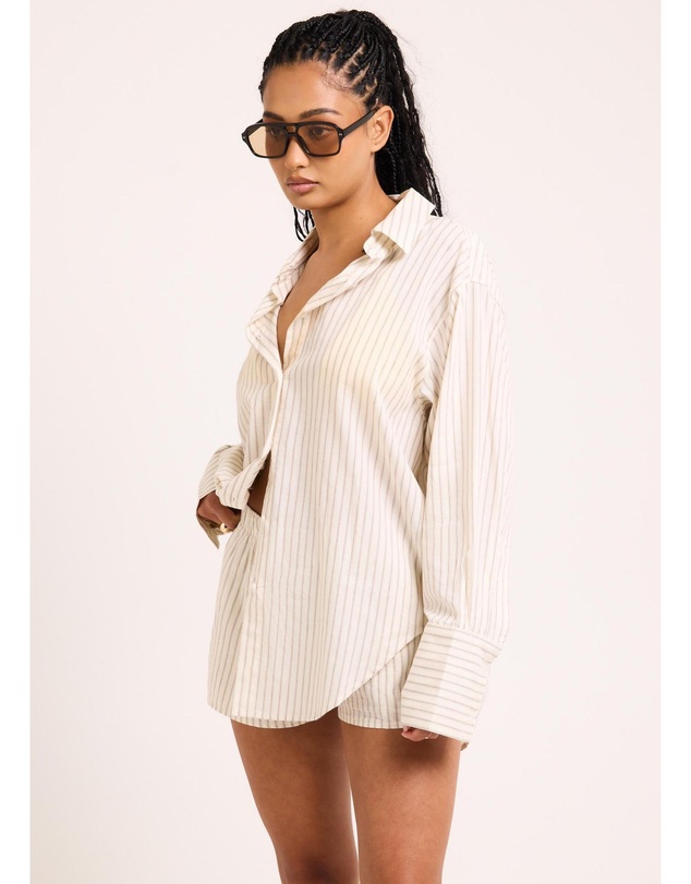Subtitled - Zuri Striped Long Sleeve Shirt