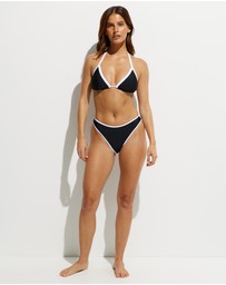 Dazie - Beach Bound Swim Contrast Bikini Bottoms
