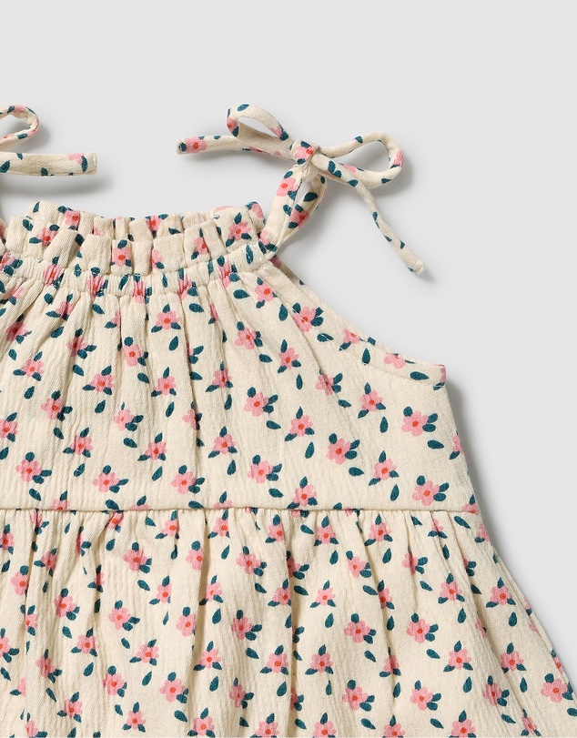 Wilson & Frenchy - Organic Crinkle Ruffle Dress - Babies-Kids