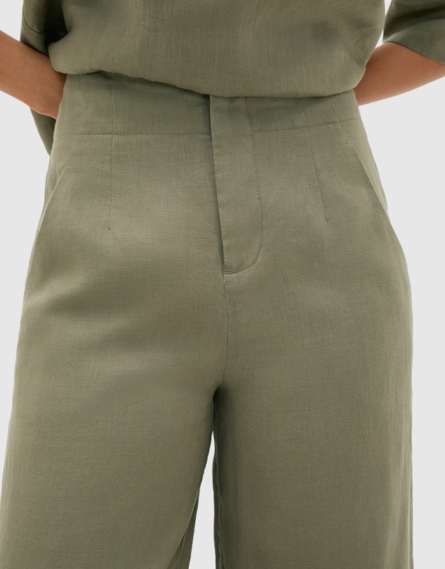Seed Heritage - Core Linen Waisted Pant