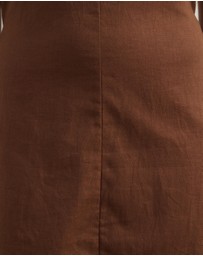 Atmos&Here - Luce Linen Blend Sleeveless Mini Dress