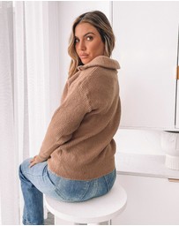 Esther & Co - Merete Knit - Mocha