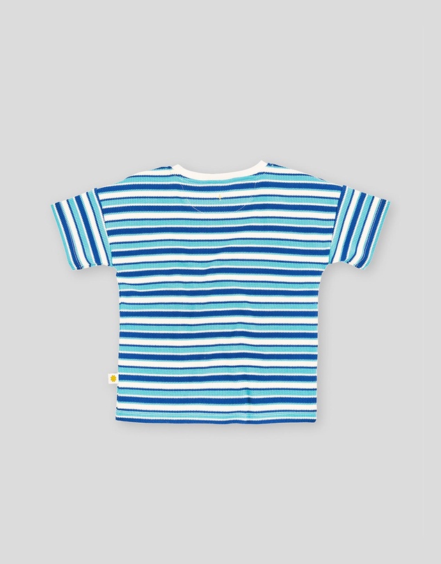 Goldie + Ace - Waffle Stripe T-Shirt - Babies-Kids