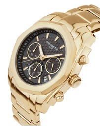 Michael Hill - Men's Solar Chronograph Watch in Gold Tone Stainless Steel
