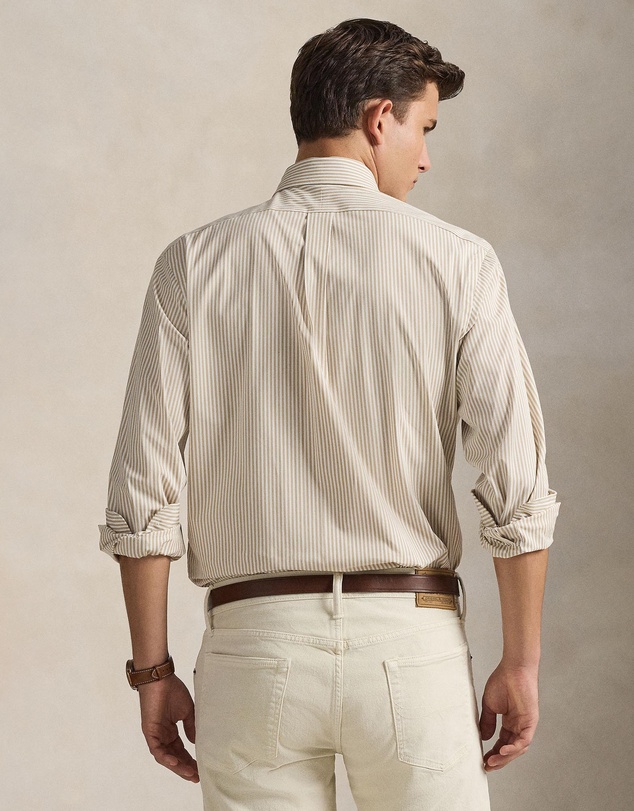 Polo Ralph Lauren - Slim Fit Striped Stretch Poplin Shirt