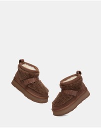 EVERAU - EverAU Ugg Short Maphie Cow Suede Upper UGG Boots
