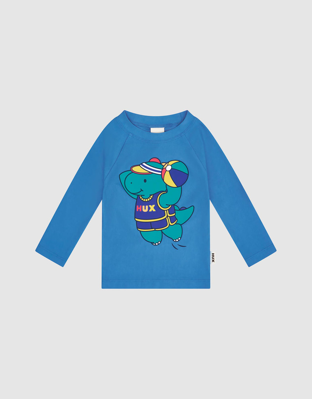 Huxbaby - Beach Volleyball Dino Swim Rashie - Babies-Kids