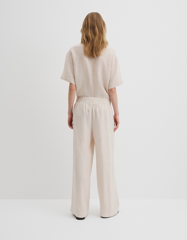 Country Road - Organically Grown Linen Pull-on Pant